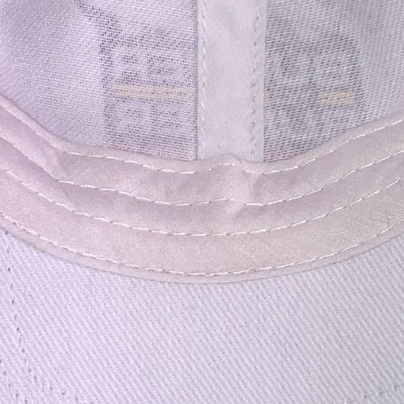 Vintage Mens White & Black Adjustable Hat Bumper to Bumper Motorsports - Picture 7 of 9